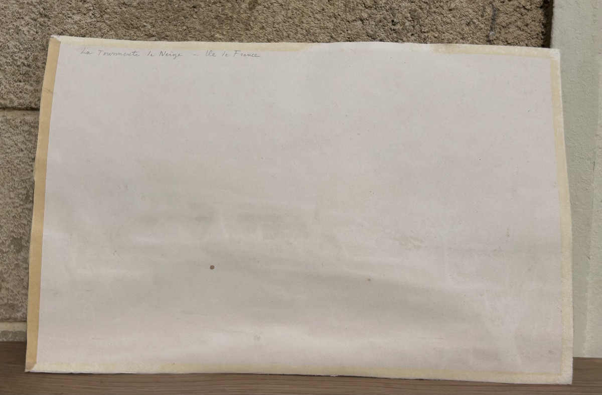 Roland Oudot, technique mixte sur papier-photo-6