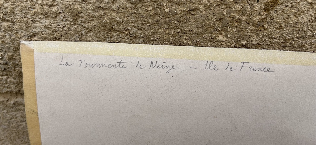 Roland Oudot, technique mixte sur papier-photo-7