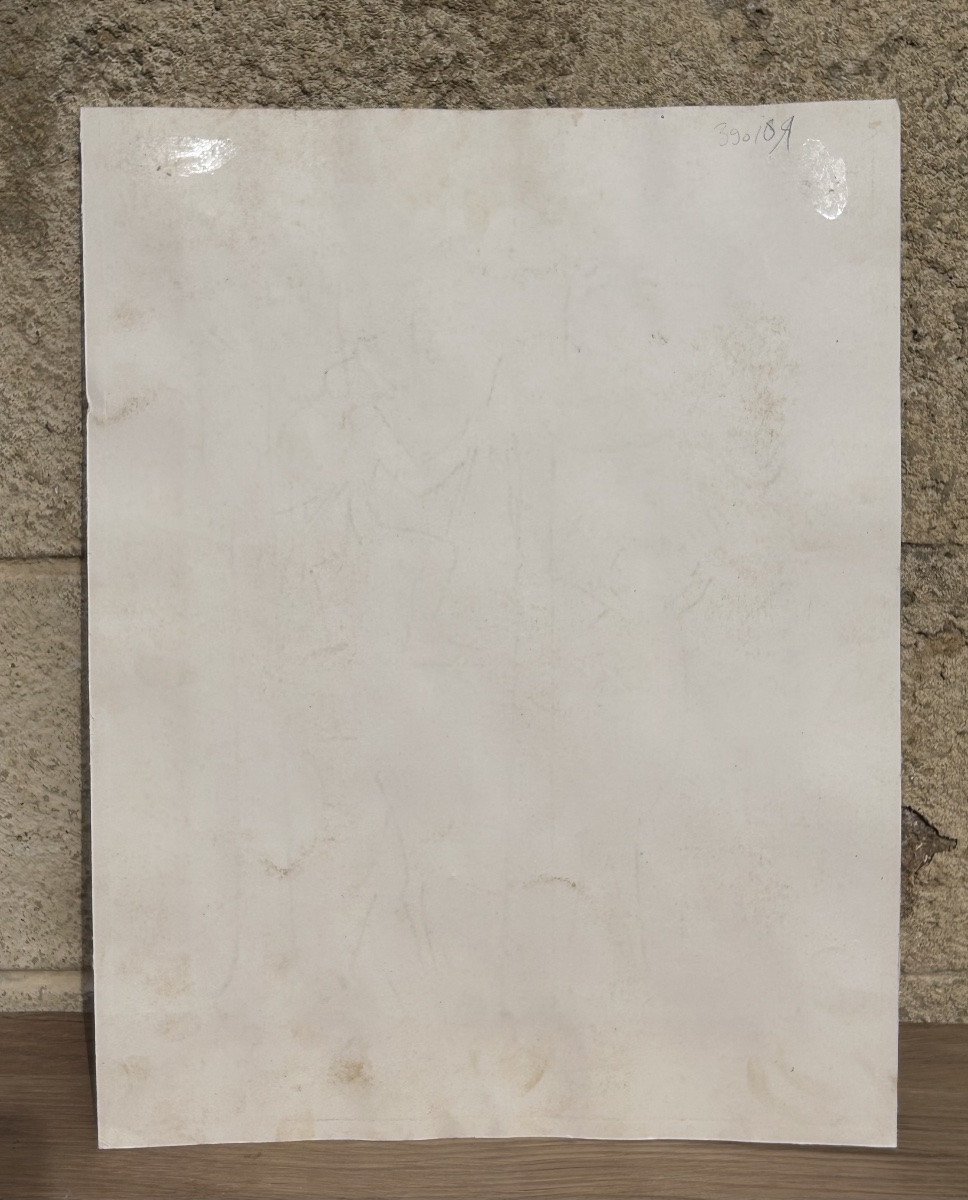 Foni Tissen, Lithograph Hunting Scene, Luxembourgish Artist -photo-6