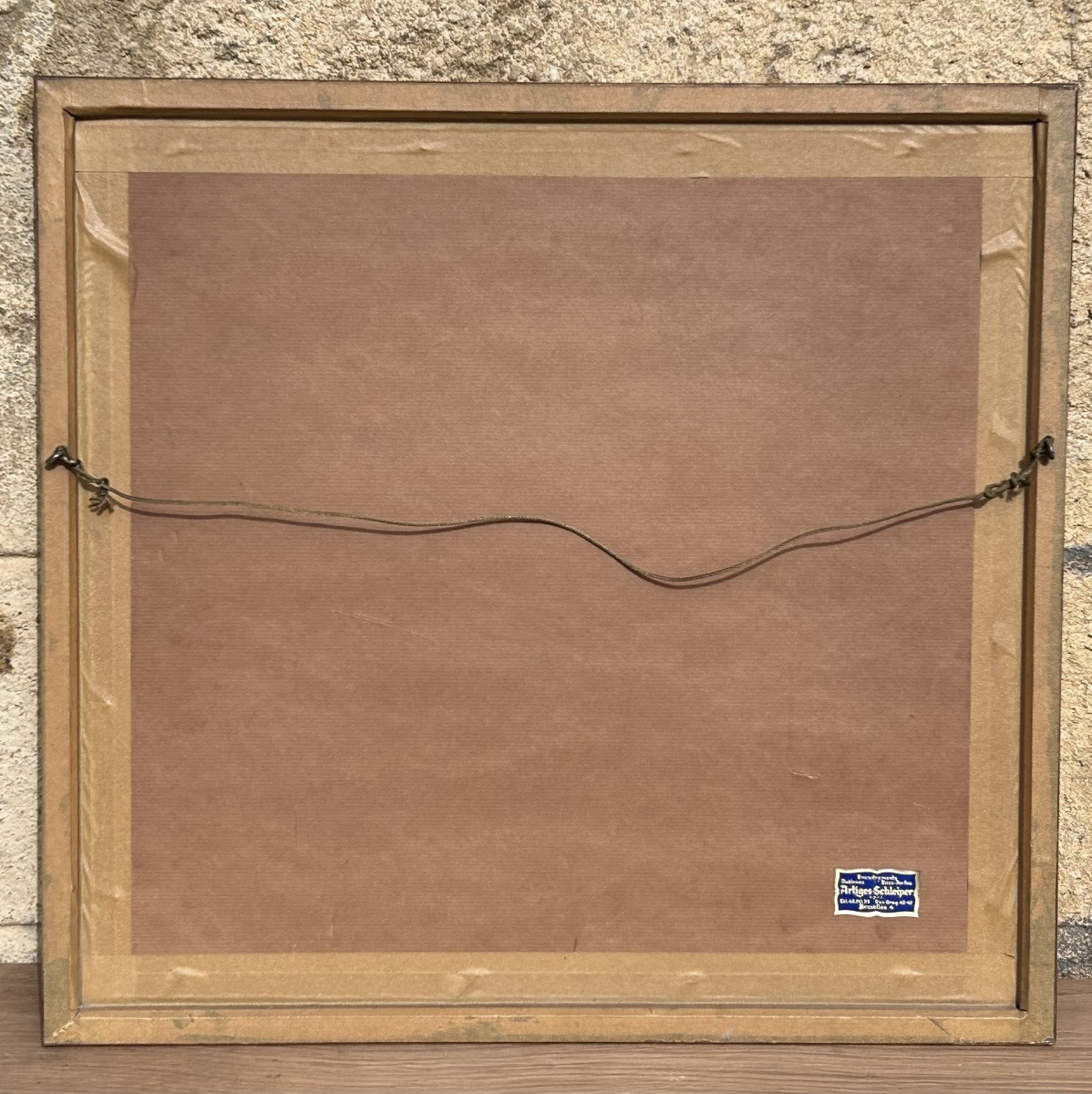 Bonaventure Fieullien, Rural Landscape, Oil On Paper-photo-7