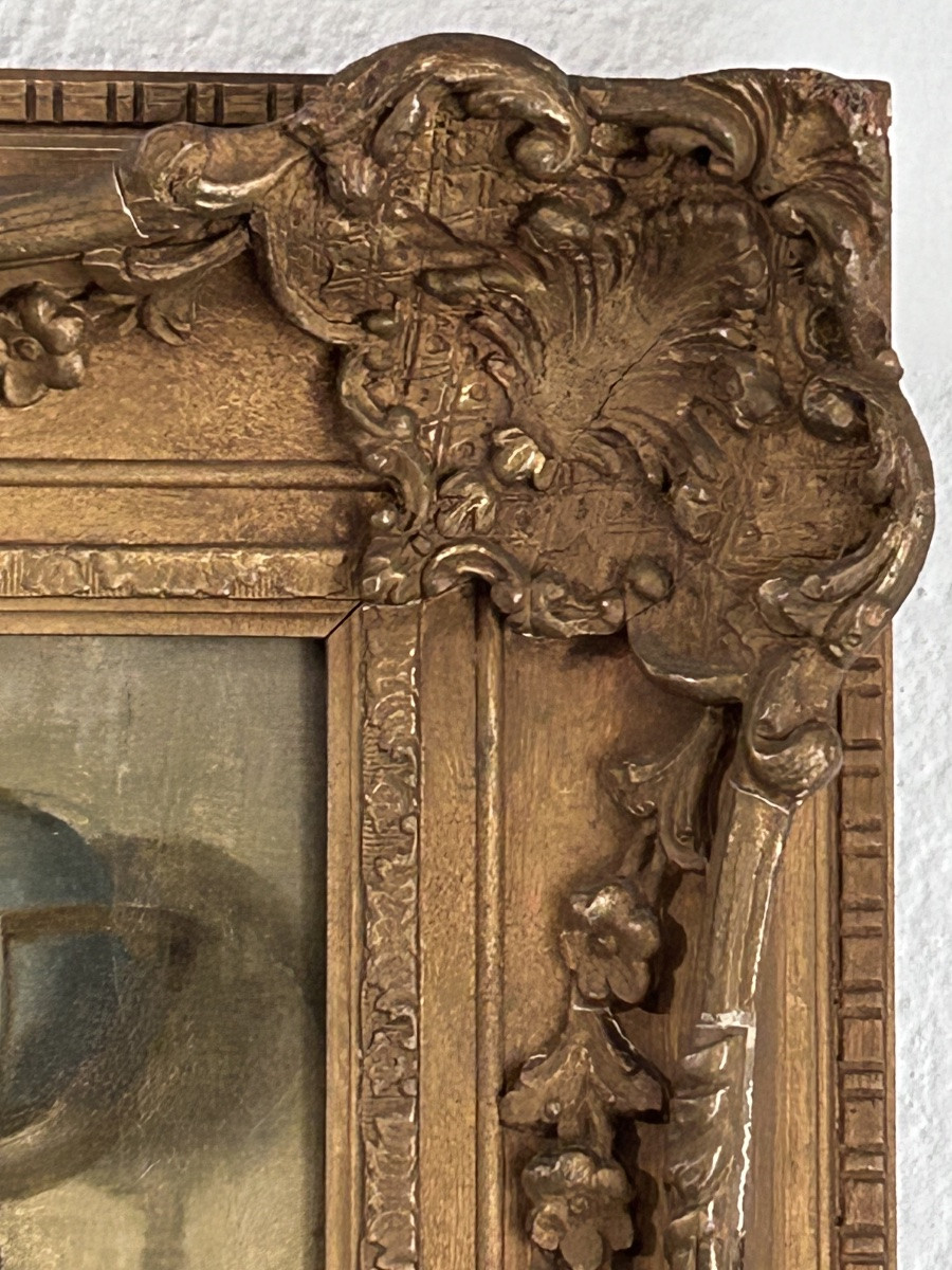 E. Barié, huile sur toile les musiciens -photo-1