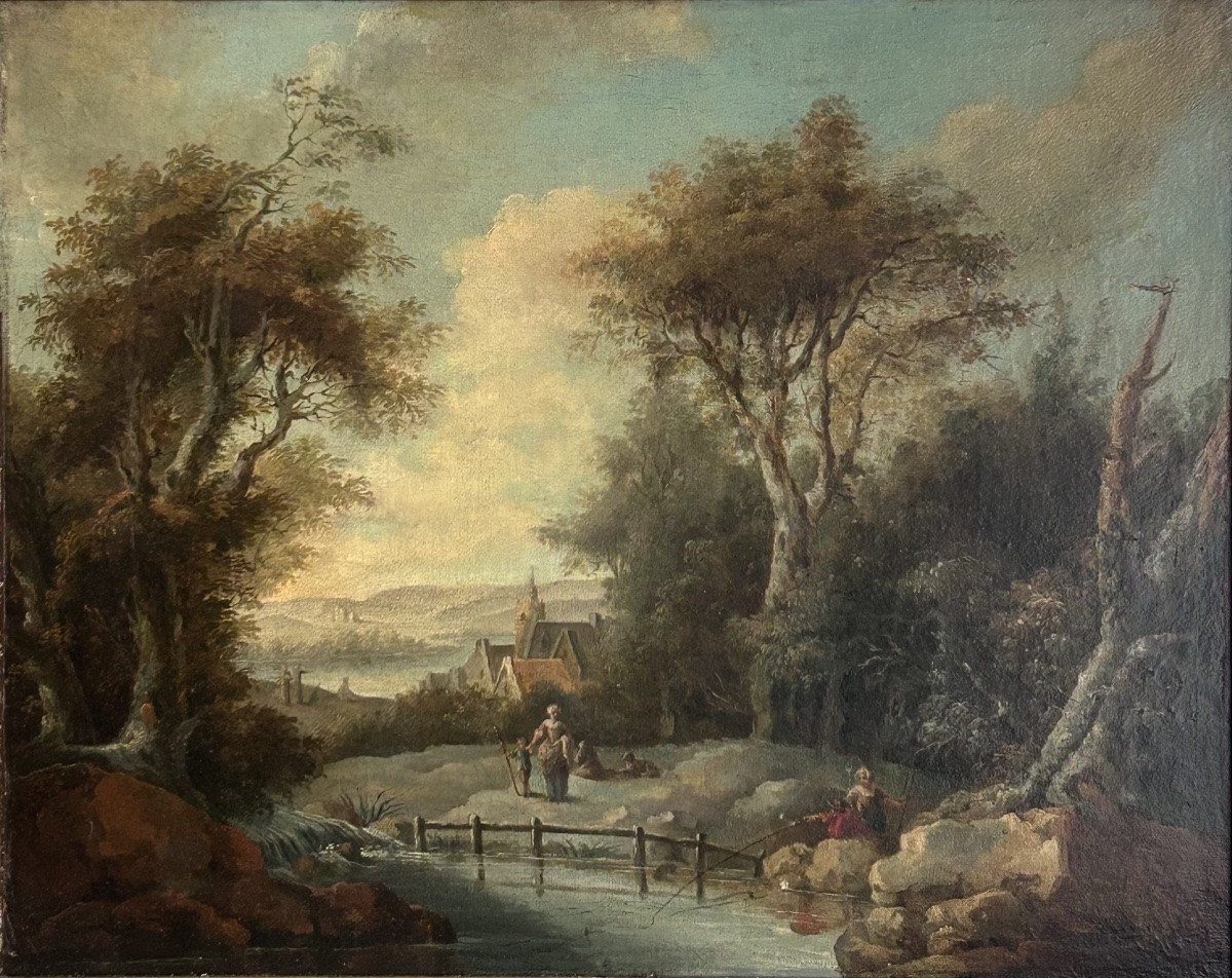 Louis-Philippe Crépin (attribué à), huile sur toile -photo-3