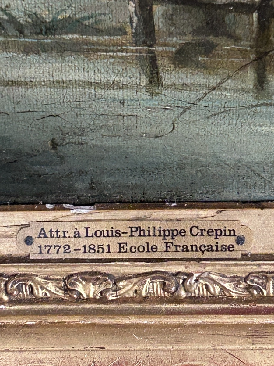 Louis-Philippe Crépin (attribué à), huile sur toile -photo-4