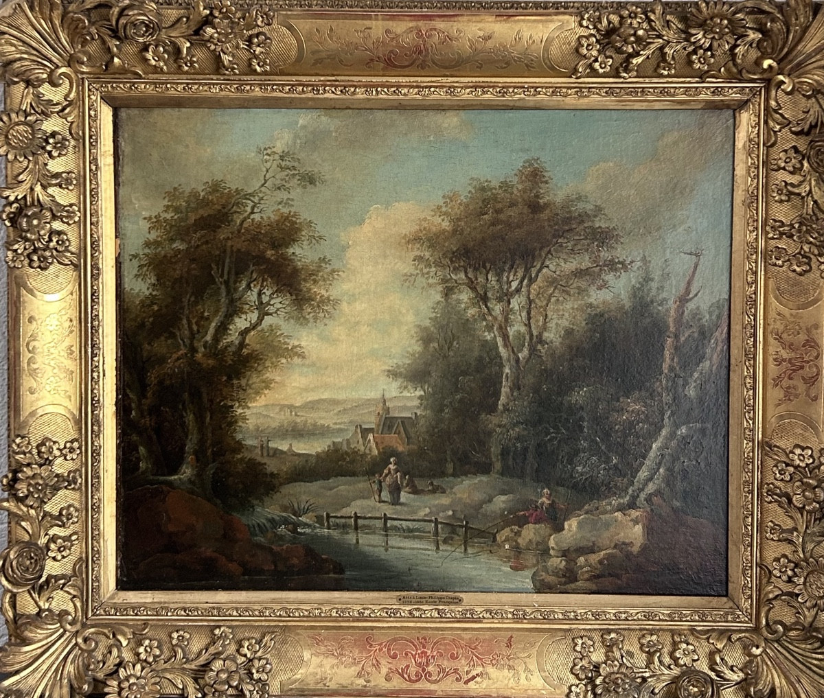 Louis-Philippe Crépin (attribué à), huile sur toile 