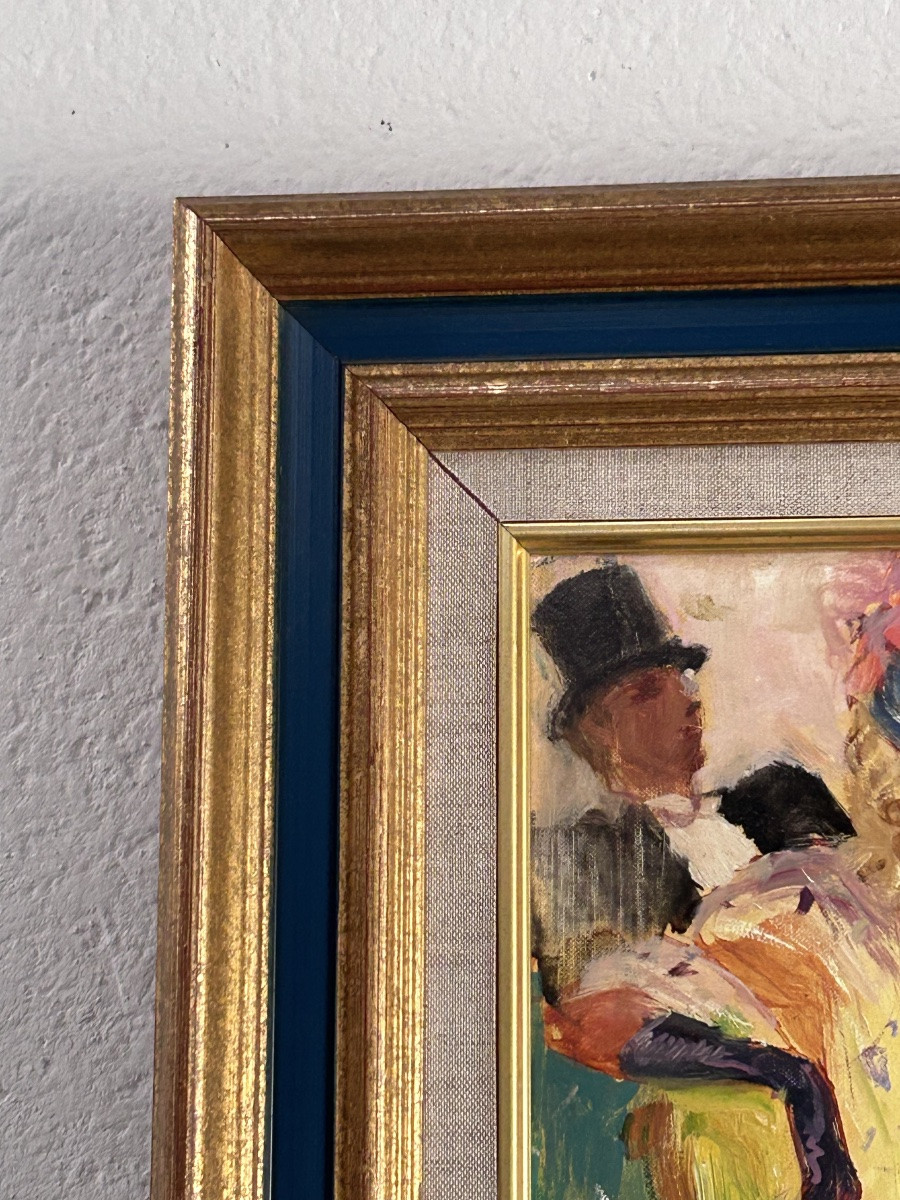 William Mercier, Oil On Canvas, Festive Scene -photo-2