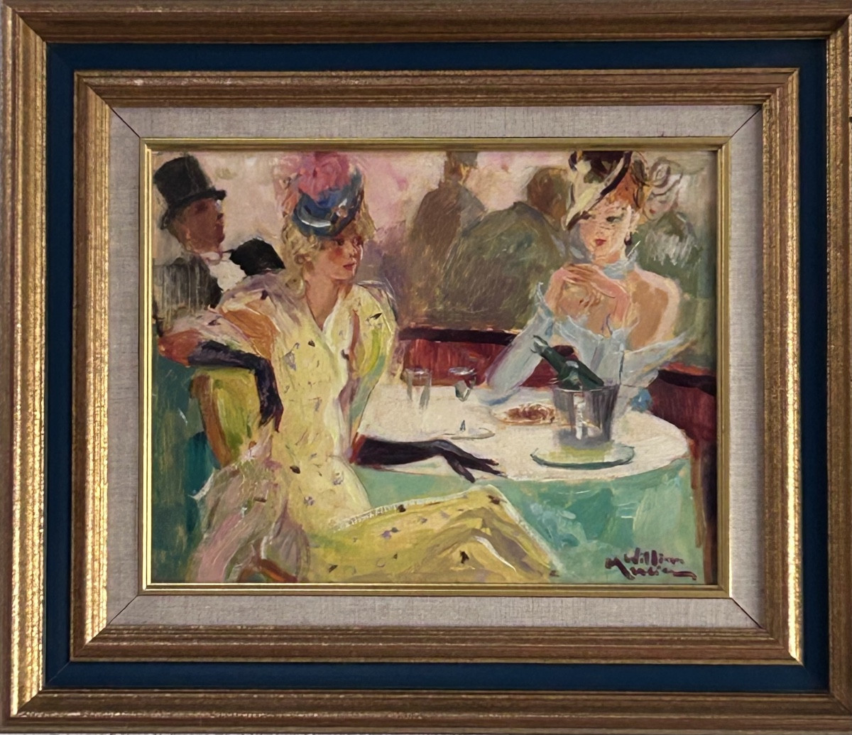 William Mercier, Oil On Canvas, Festive Scene 