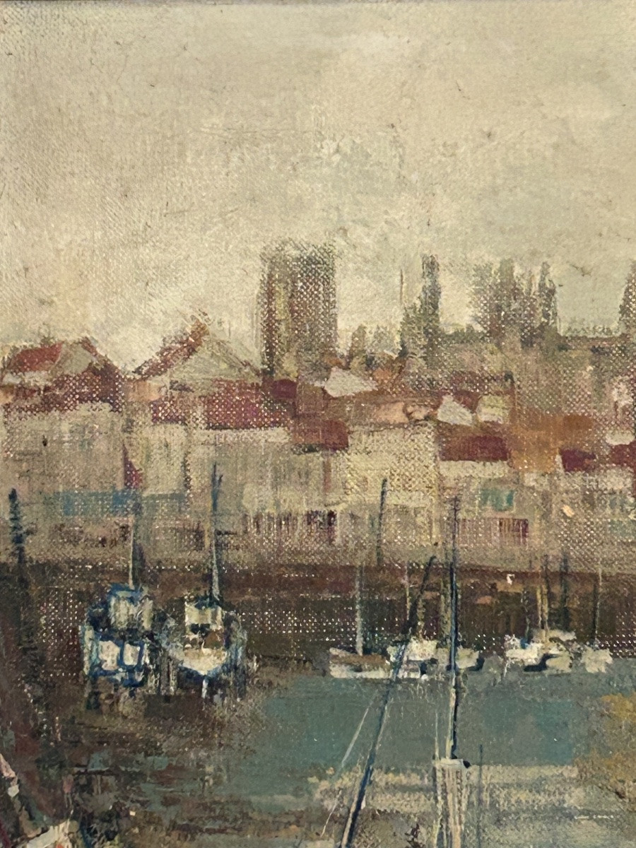 Joe Le Fur, Île de Ré huile sur toile -photo-5