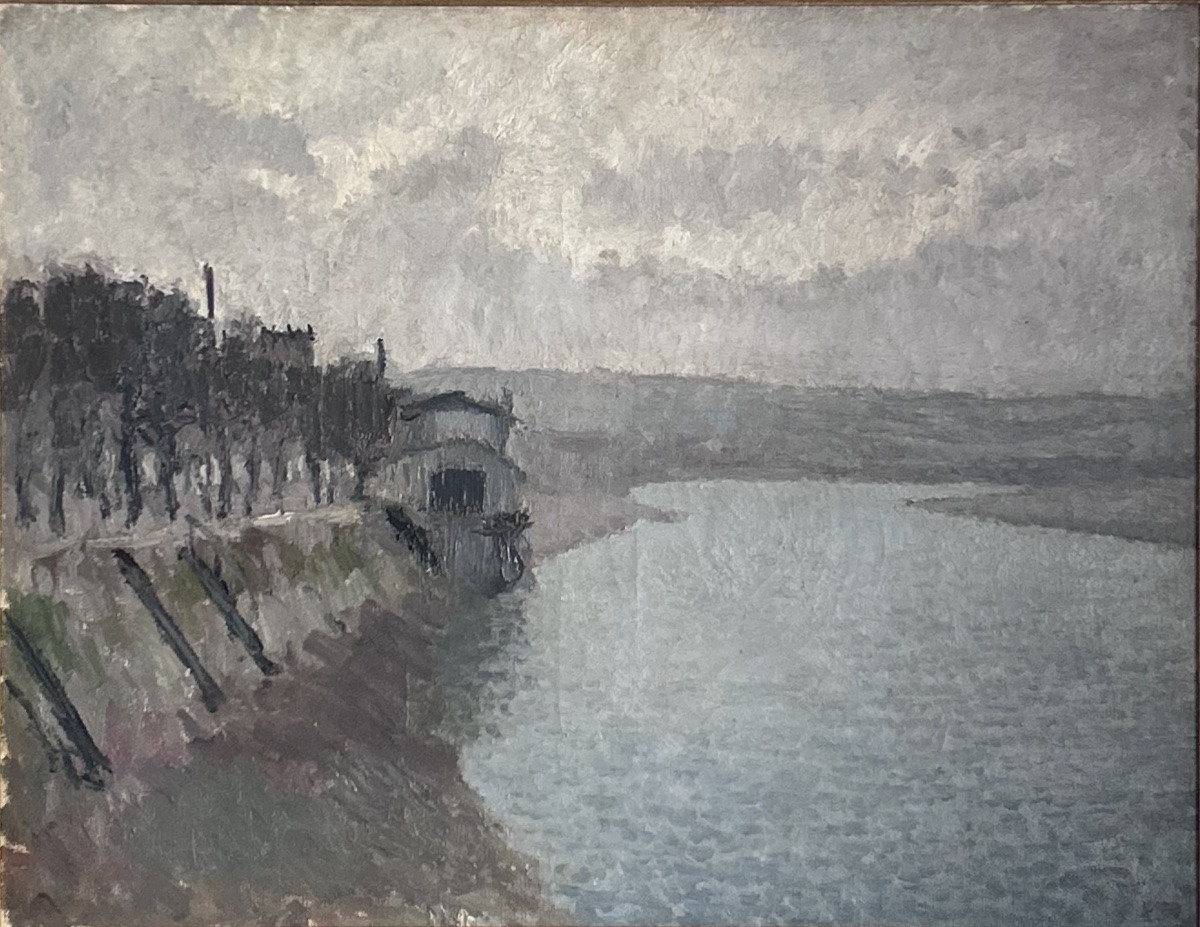 Charles Ludovic Berlioz, huile sur toile École de Rouen-photo-2