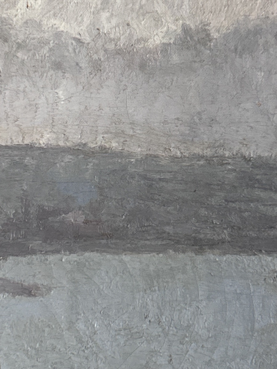 Charles Ludovic Berlioz, huile sur toile École de Rouen-photo-4