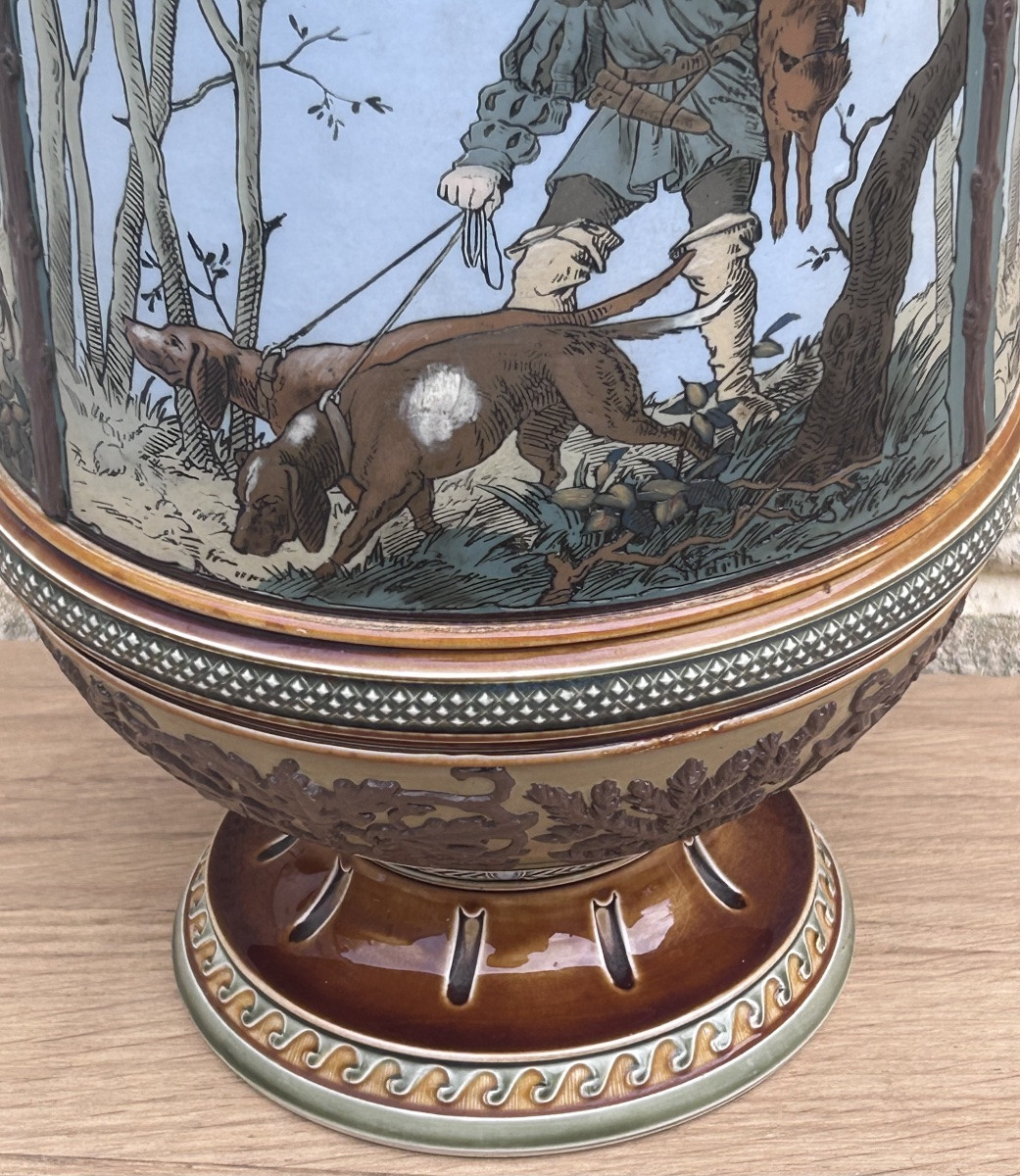 Villeroy & Boch Mettlach, vase en grés émaillé Christian Warth-photo-1