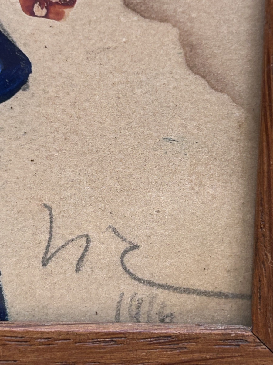 Nico Klopp, portrait à l’aquarelle artiste luxembourgeois -photo-4