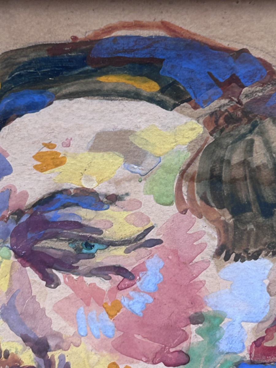 Nico Klopp, portrait à l’aquarelle artiste luxembourgeois -photo-2