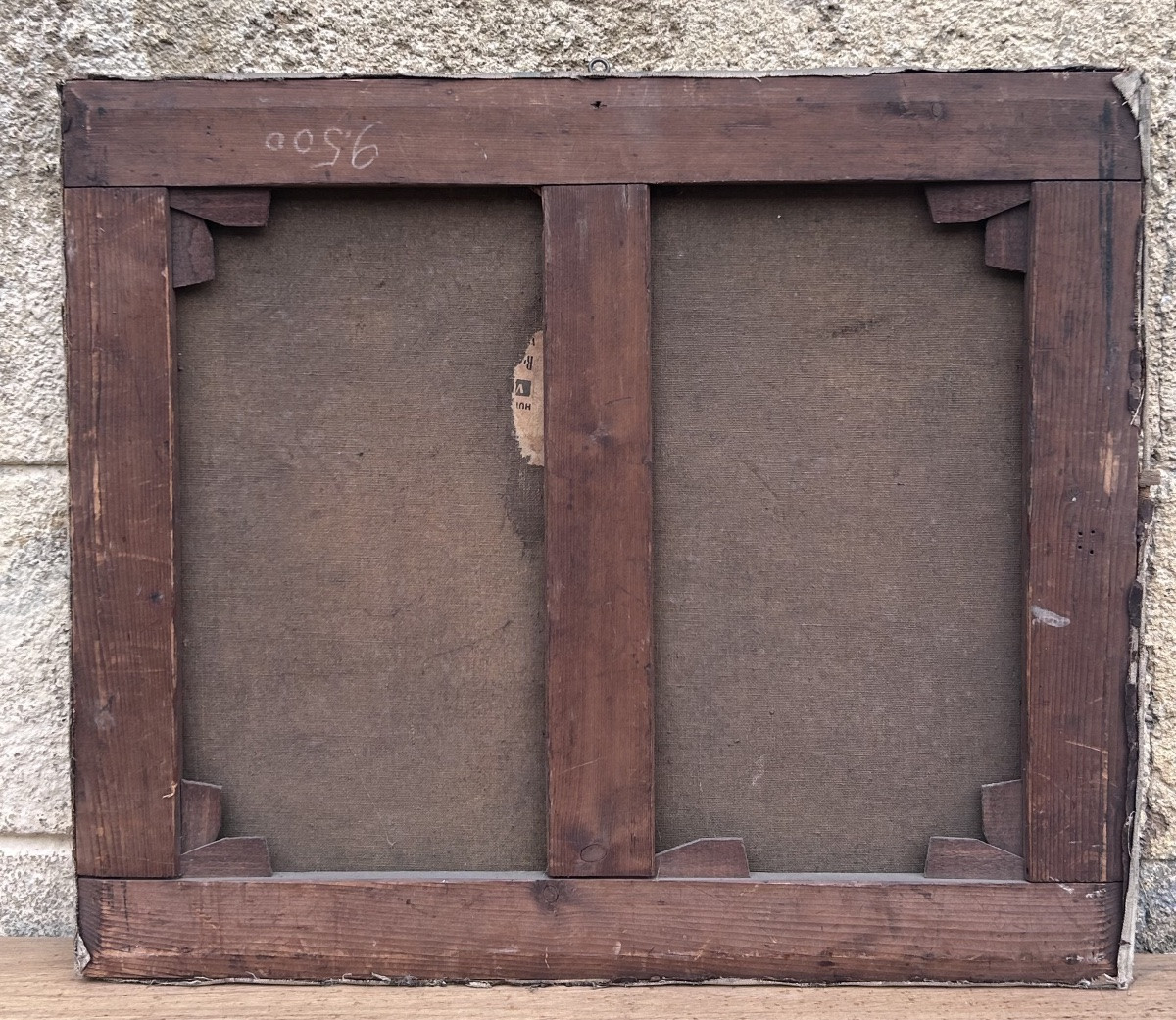 Jean Daxe, huile sur toile paysage urbain -photo-8