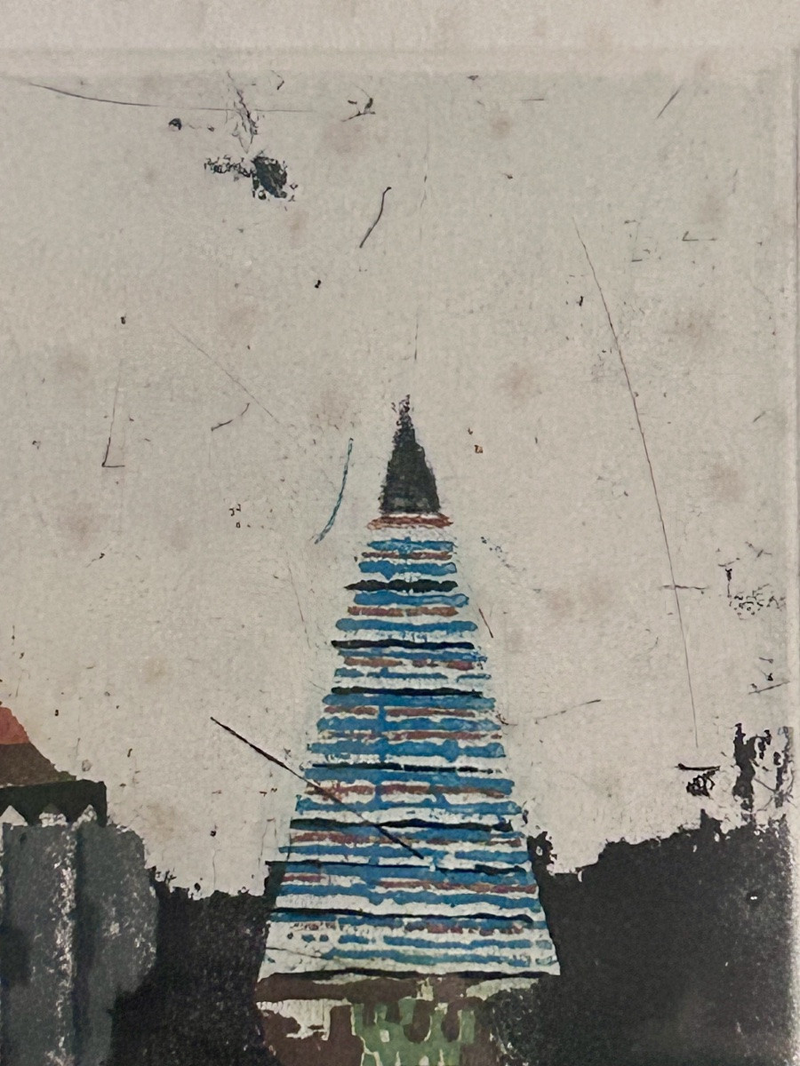 Johny Friedlaender, Abstract Colored Engraving -photo-3