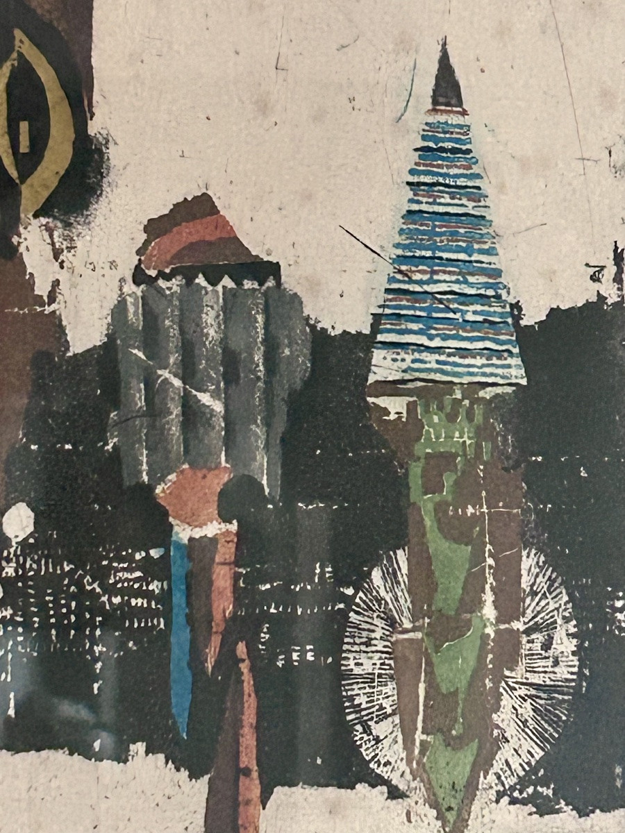 Johny Friedlaender, Abstract Colored Engraving -photo-7