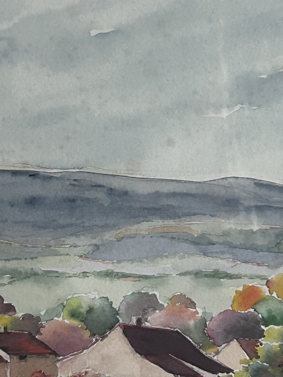 R. Tournay, aquarelle « Vallée de la Guye »-photo-8