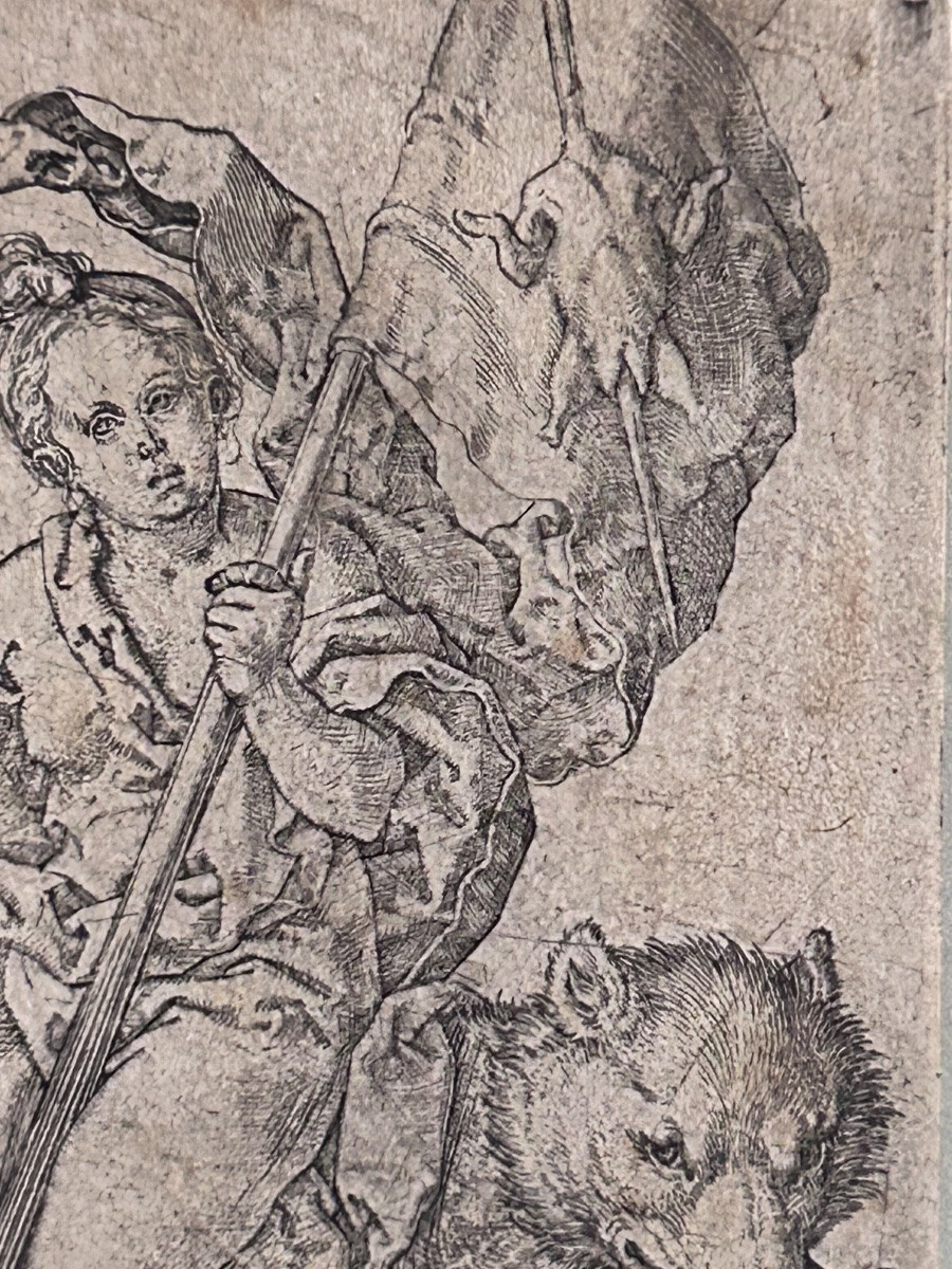 Heinrich Aldegrever, gravure « l’Avarice » 1552-photo-1