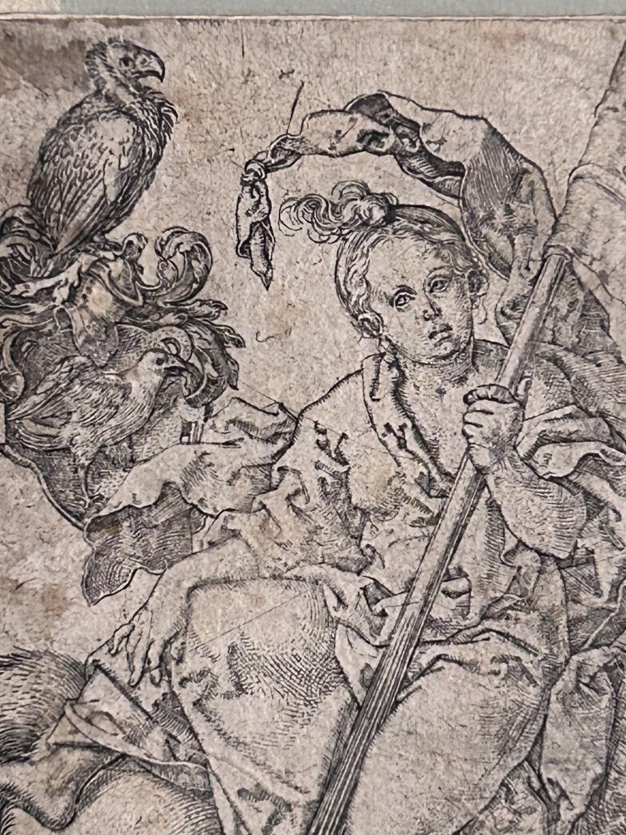 Heinrich Aldegrever, gravure « l’Avarice » 1552-photo-2