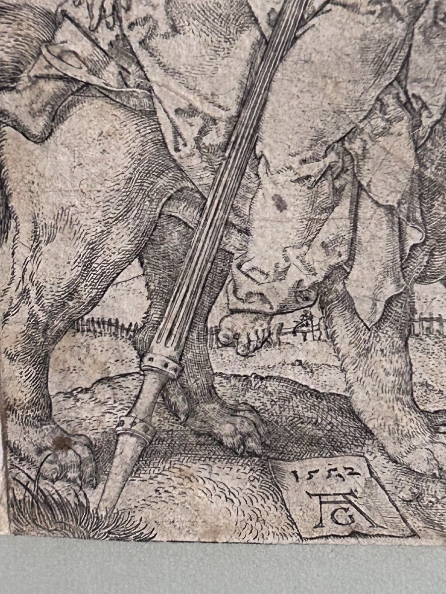 Heinrich Aldegrever, gravure « l’Avarice » 1552-photo-6