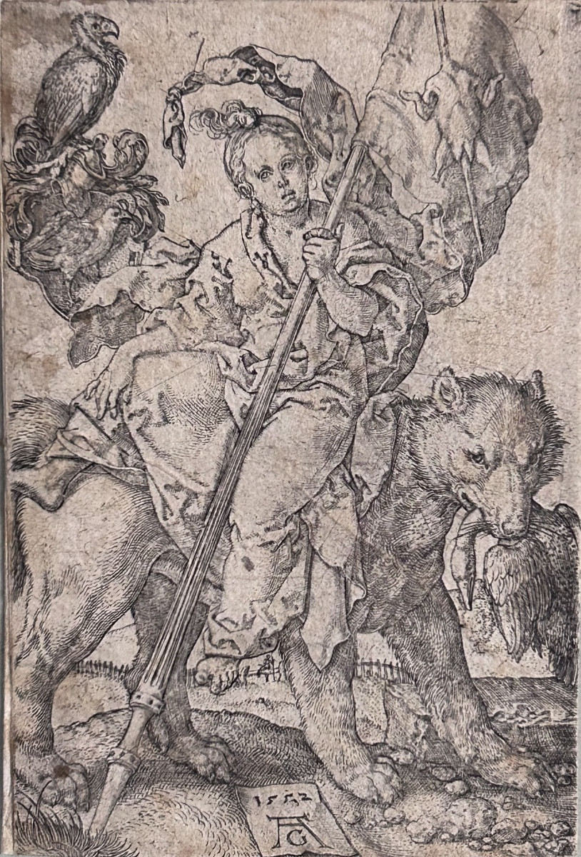 Heinrich Aldegrever, gravure « l’Avarice » 1552