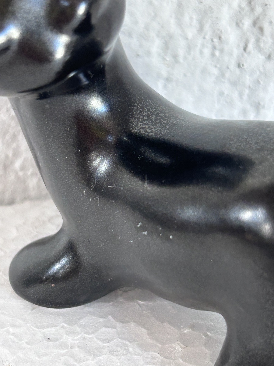 Villeroy & Boch Luxembourg, Black Earthenware Cat -photo-2