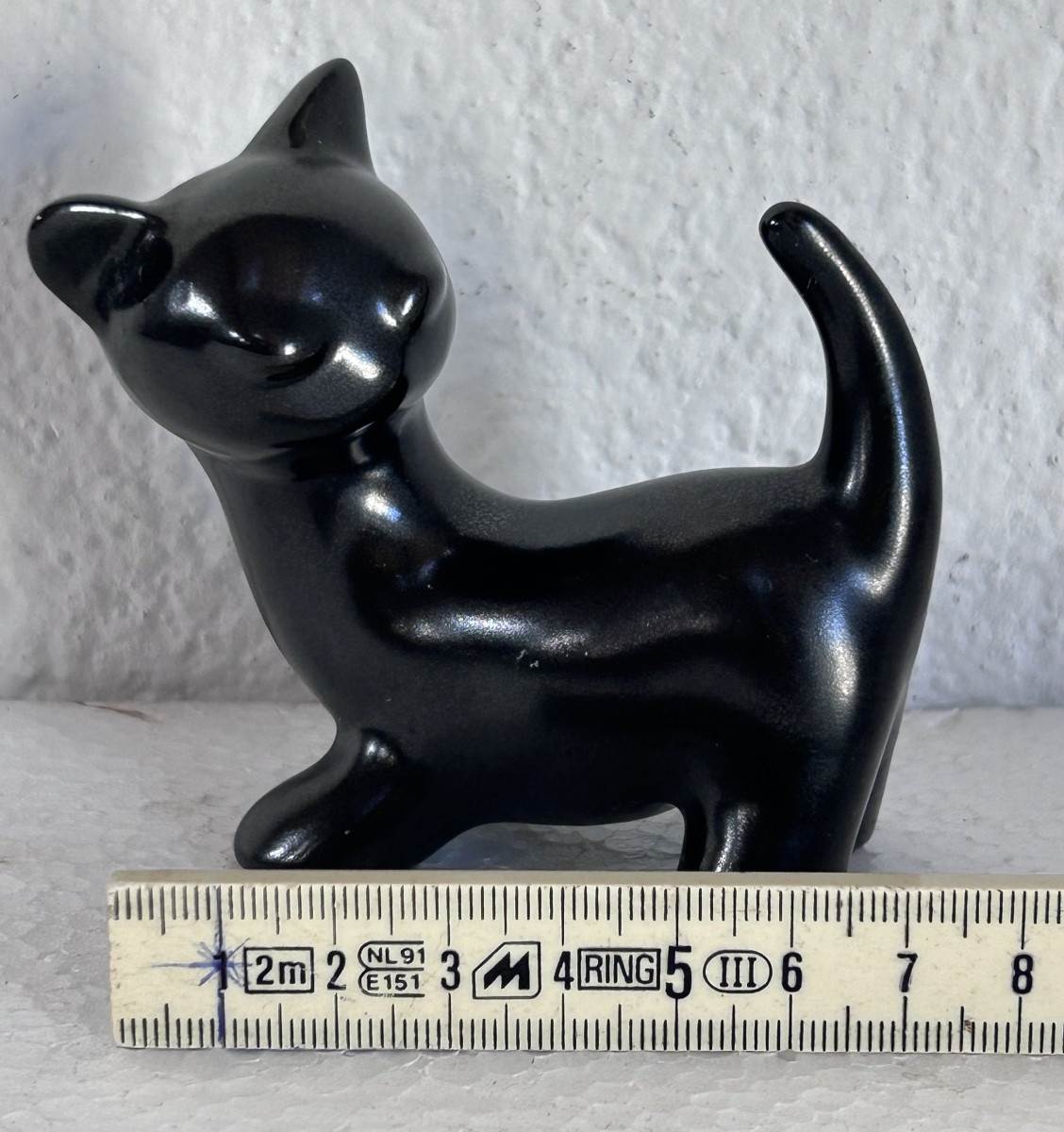 Villeroy & Boch Luxembourg, Black Earthenware Cat -photo-5
