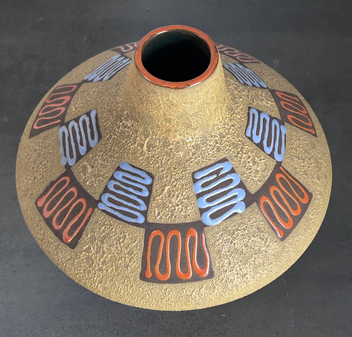 Gmundner Austria, Glazed Ceramic Vase -photo-2