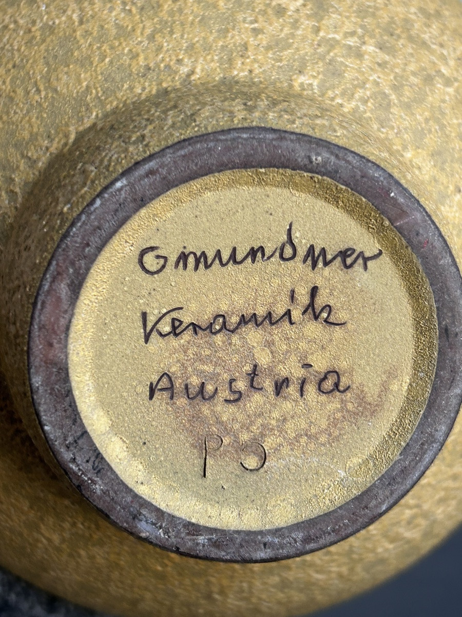 Gmundner Austria, Glazed Ceramic Vase -photo-4