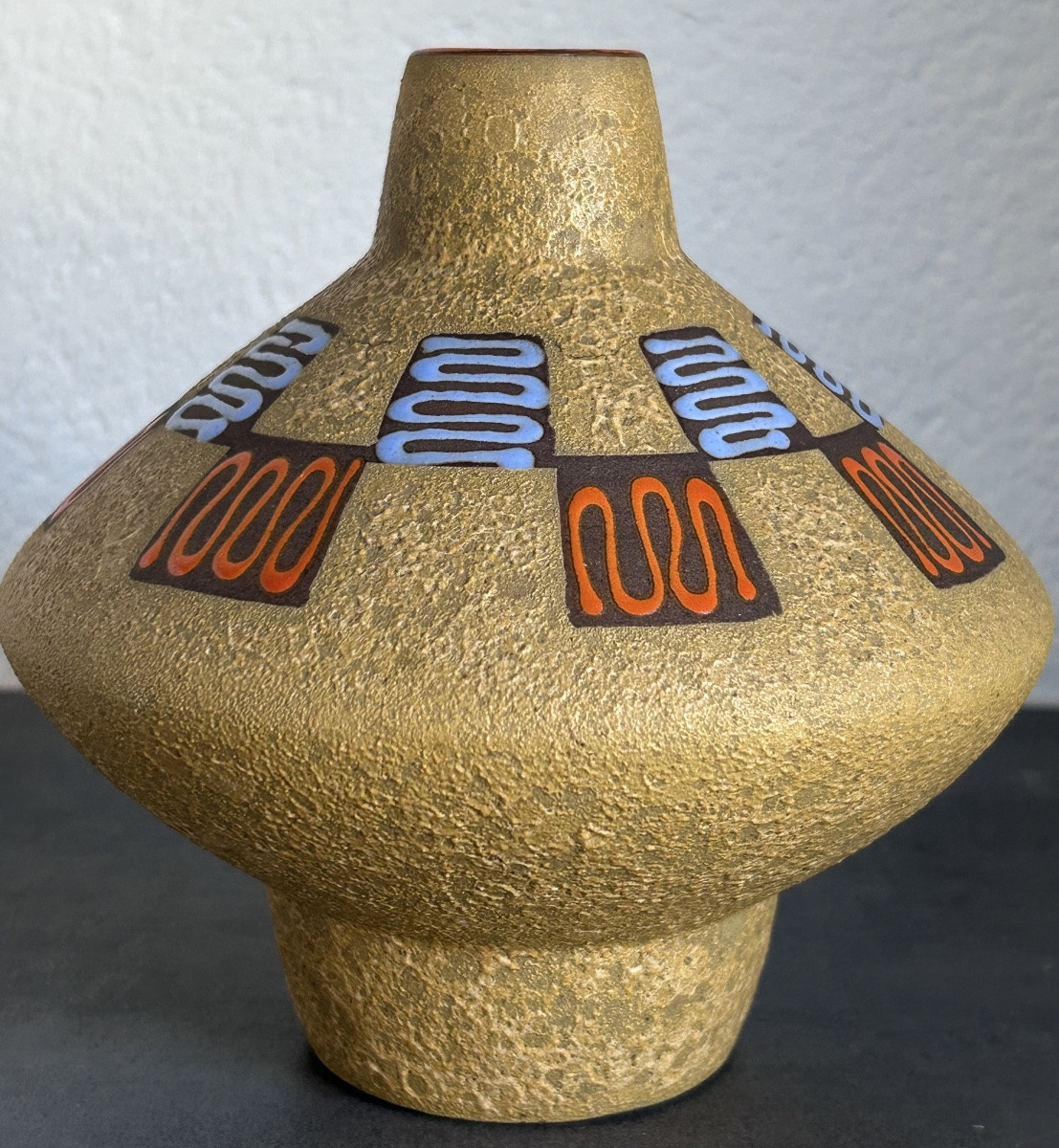 Gmundner Austria, Glazed Ceramic Vase -photo-5