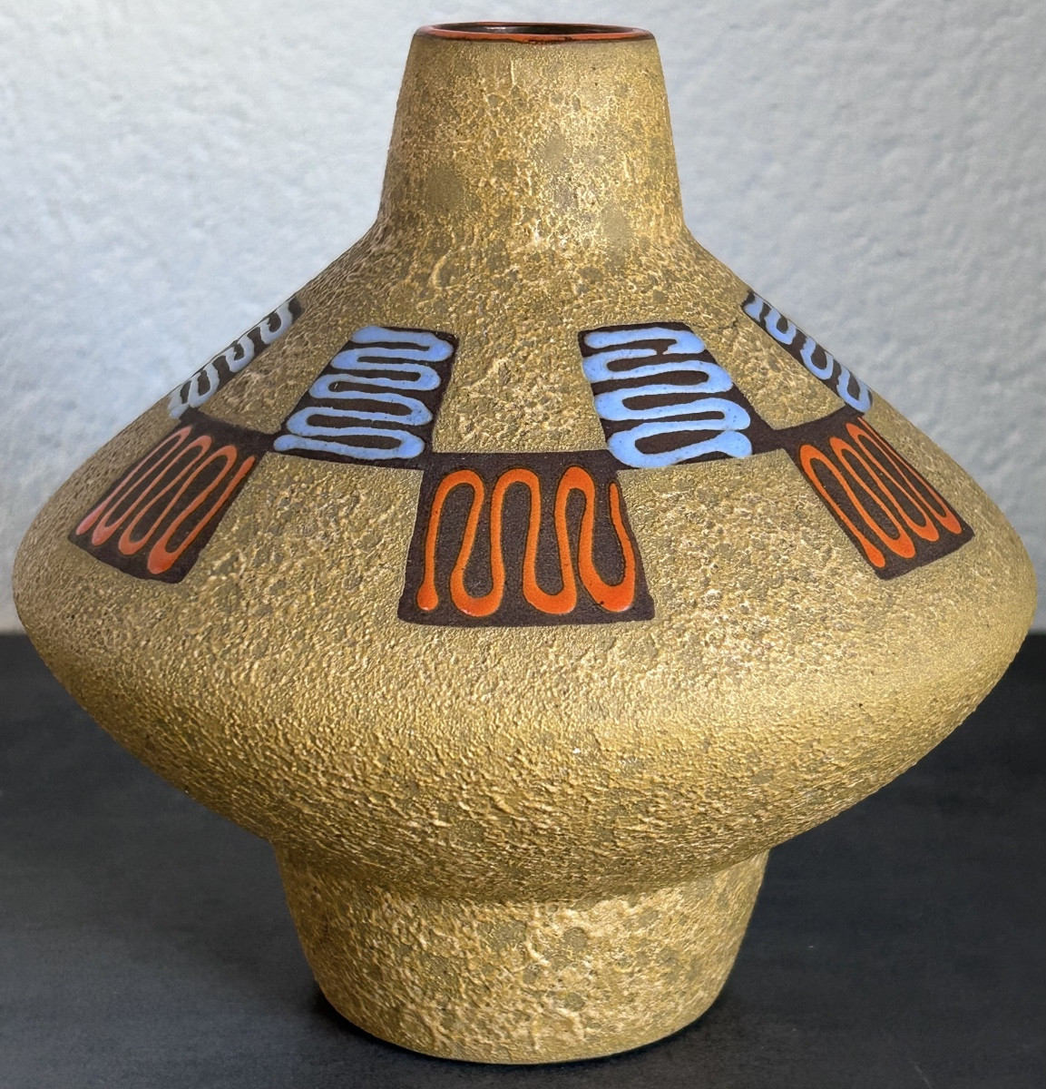 Gmundner Austria, Glazed Ceramic Vase 