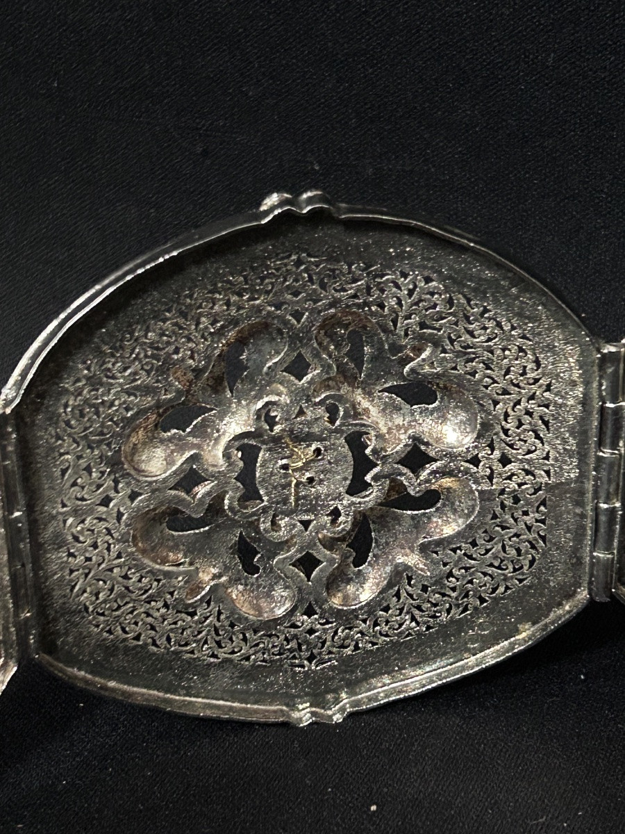Ceinture marocaine en argent massif-photo-2