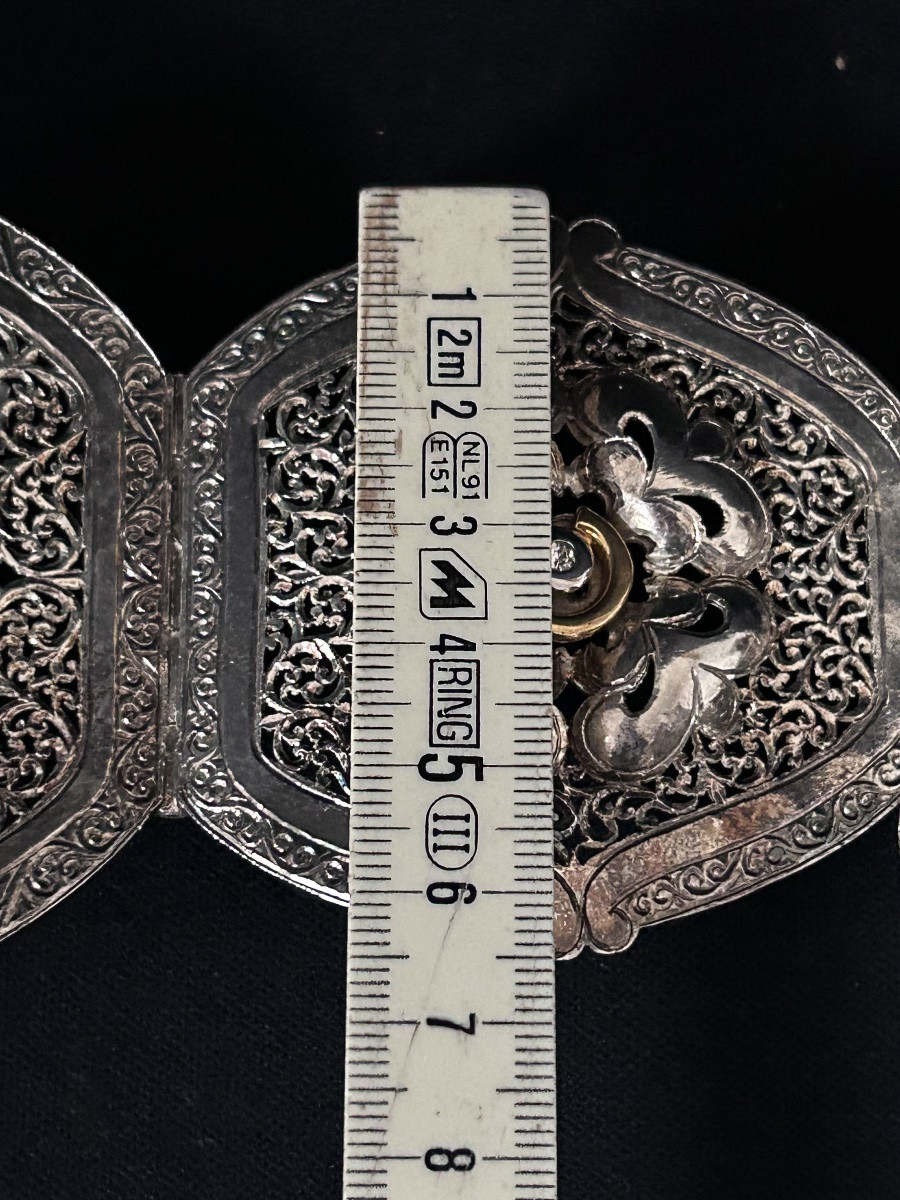 Ceinture marocaine en argent massif-photo-7
