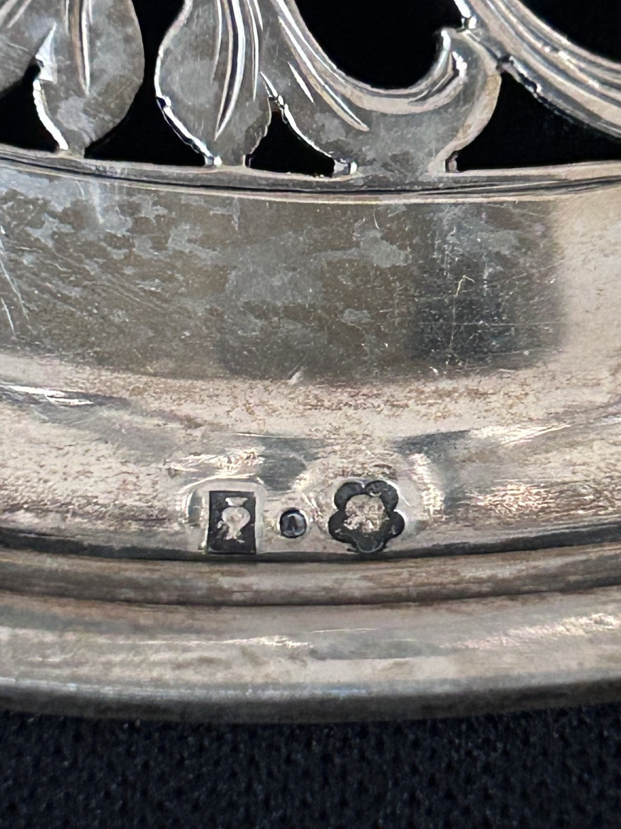 Chandelier hongrois en argent massif-photo-4