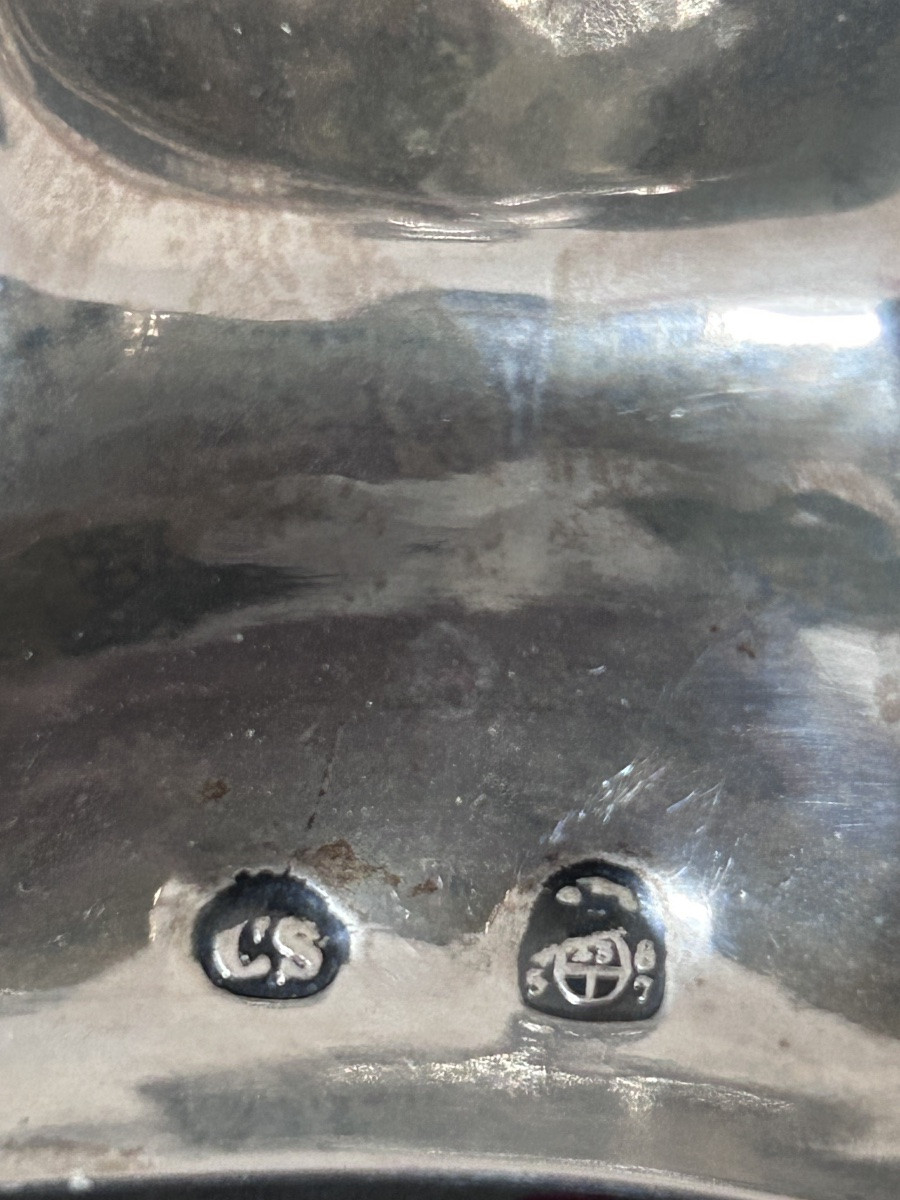 Paire de chandeliers hongrois en argent massif 13 lot -photo-4