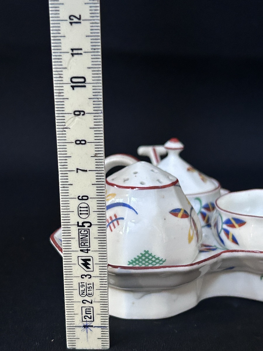 Huttensteinach, Art Deco Porcelain Condiment Dish -photo-7