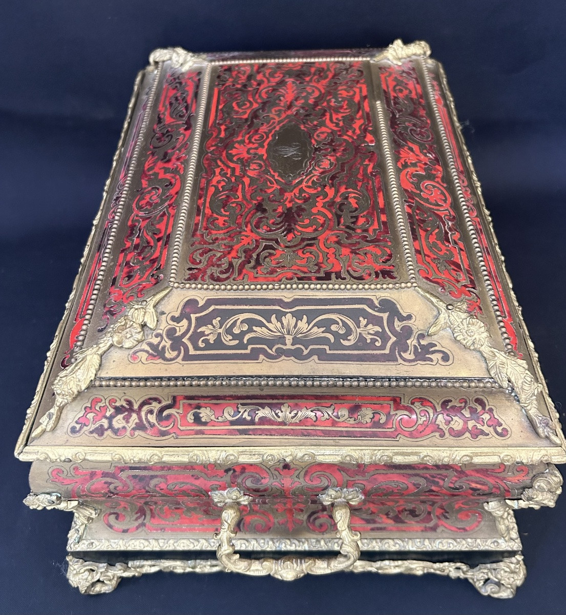 Ball-shaped Box Signed Diehl Paris, Napoleon III -photo-6