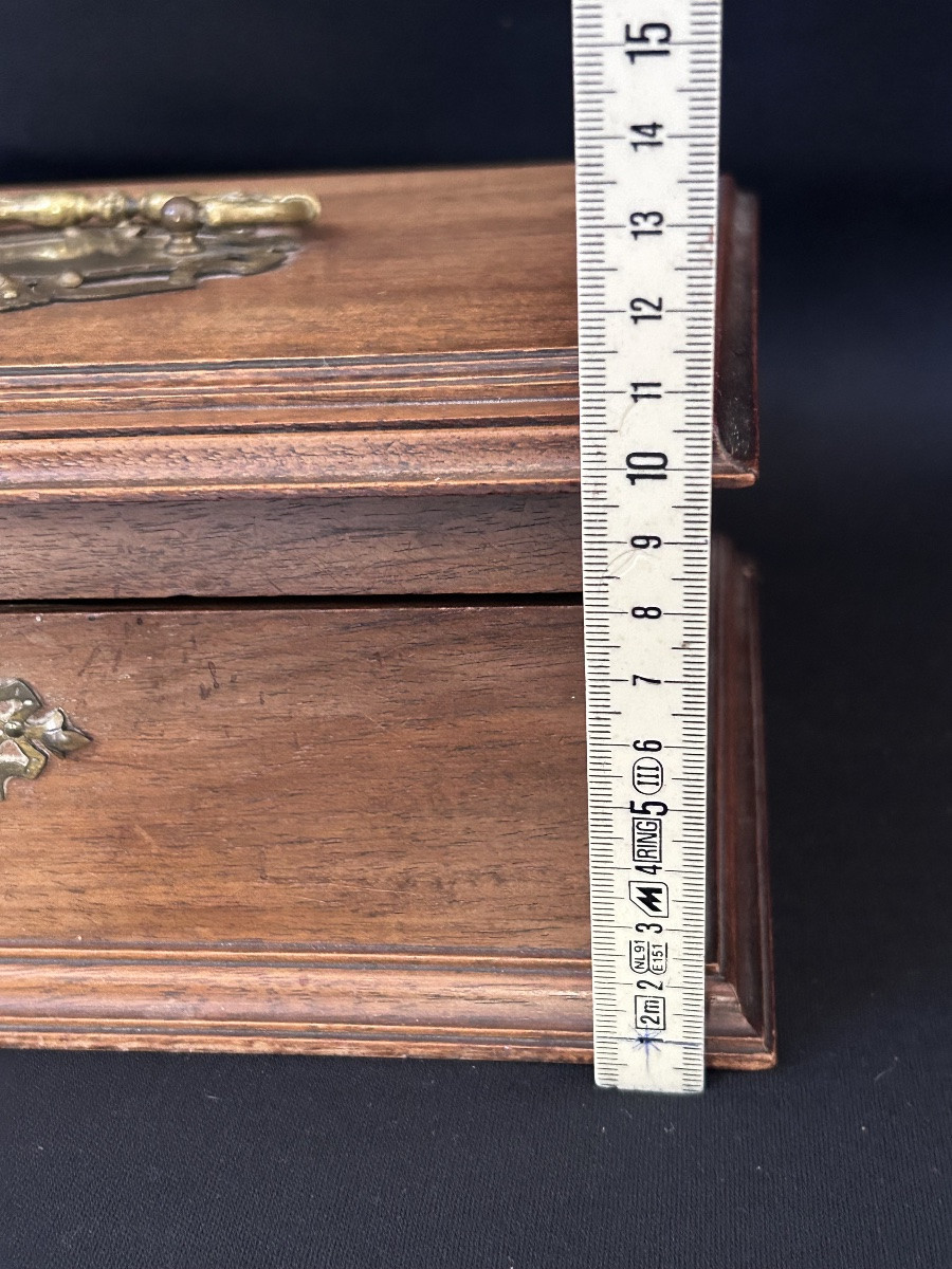 Walnut Jewelry Box, Late 19th Century-photo-7