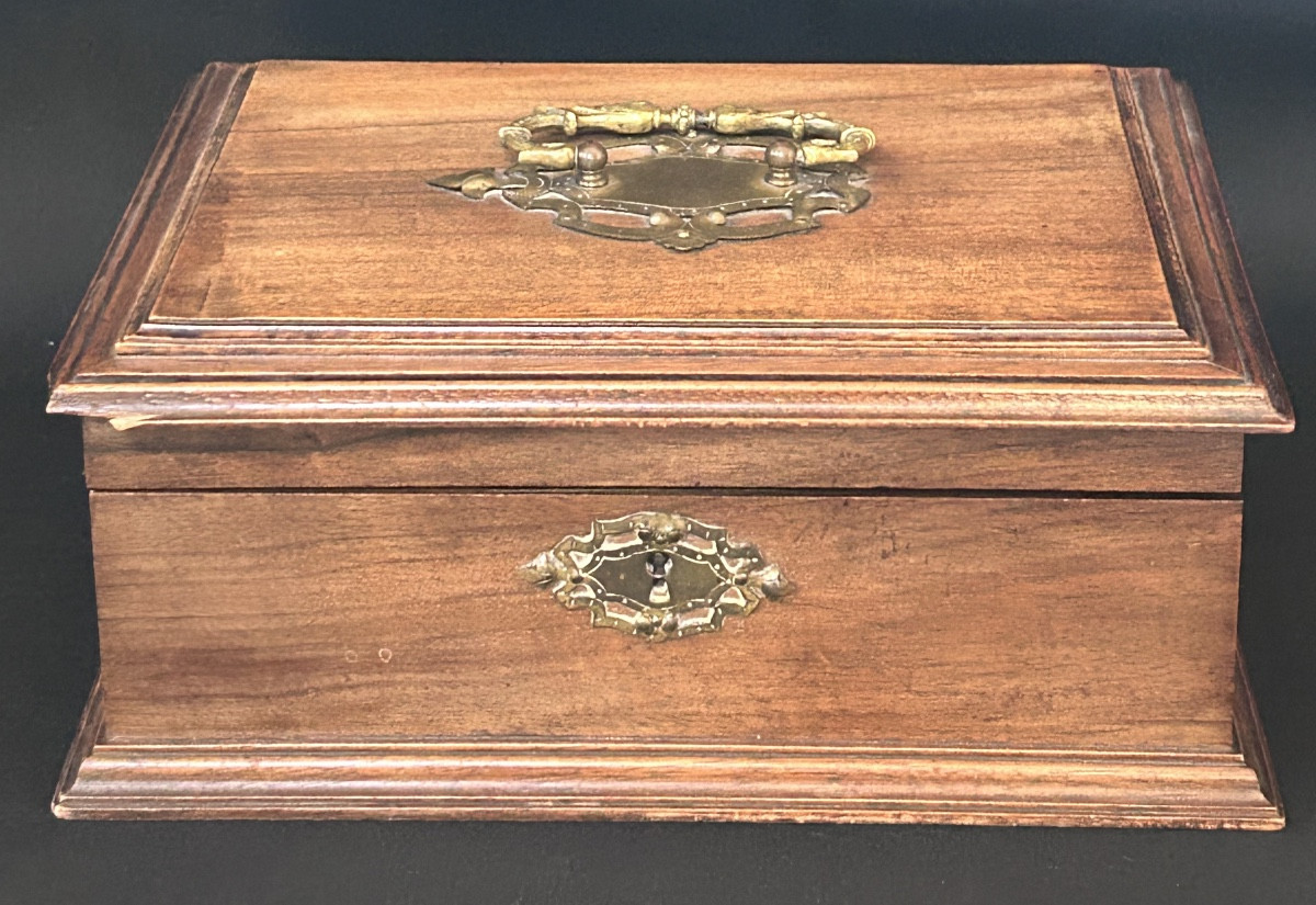 Walnut Jewelry Box, Late 19th Century