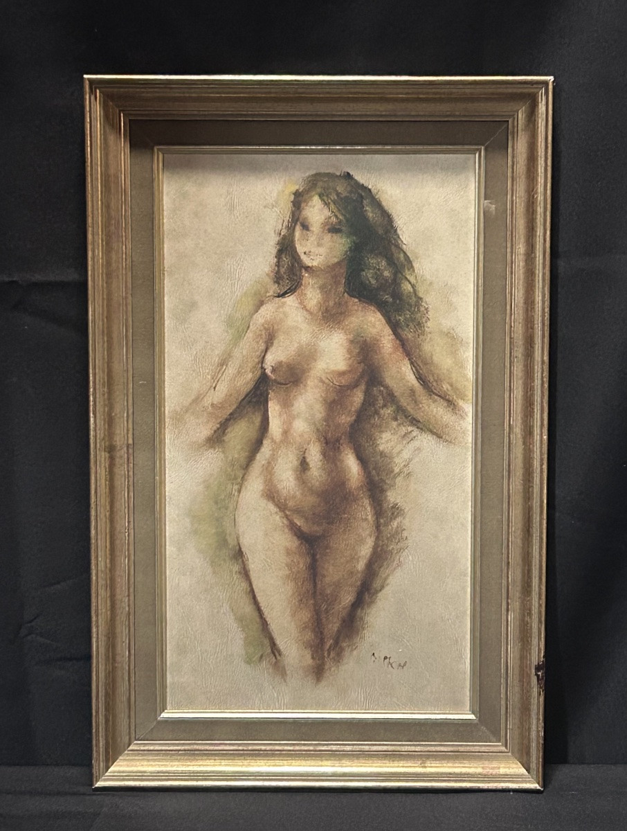 Boris Simon, nu huile sur panneau -photo-2