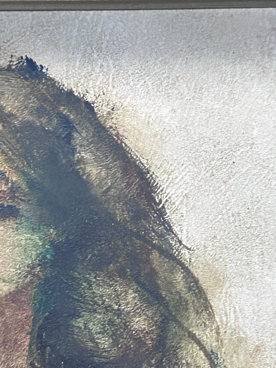 Boris Simon, nu huile sur panneau -photo-1