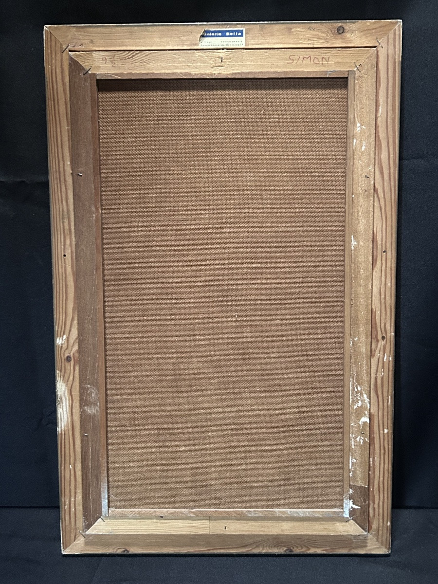 Boris Simon, nu huile sur panneau -photo-7