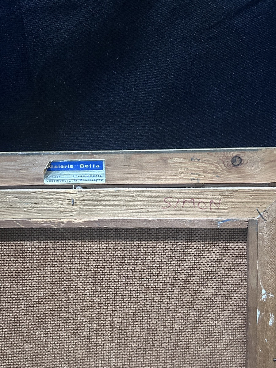 Boris Simon, nu huile sur panneau -photo-8