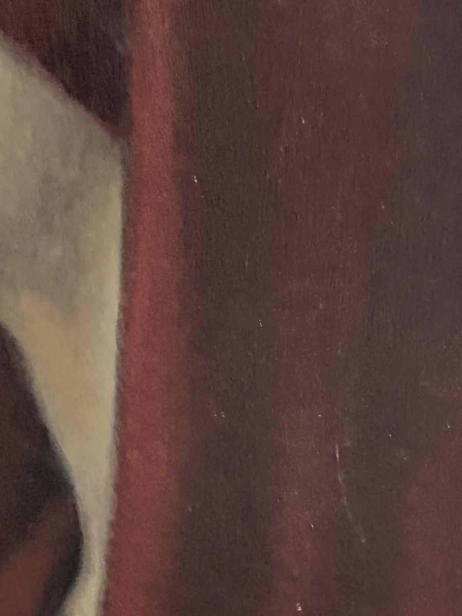 G. Machavoine, Fabiola After Henner Oil On Panel-photo-1