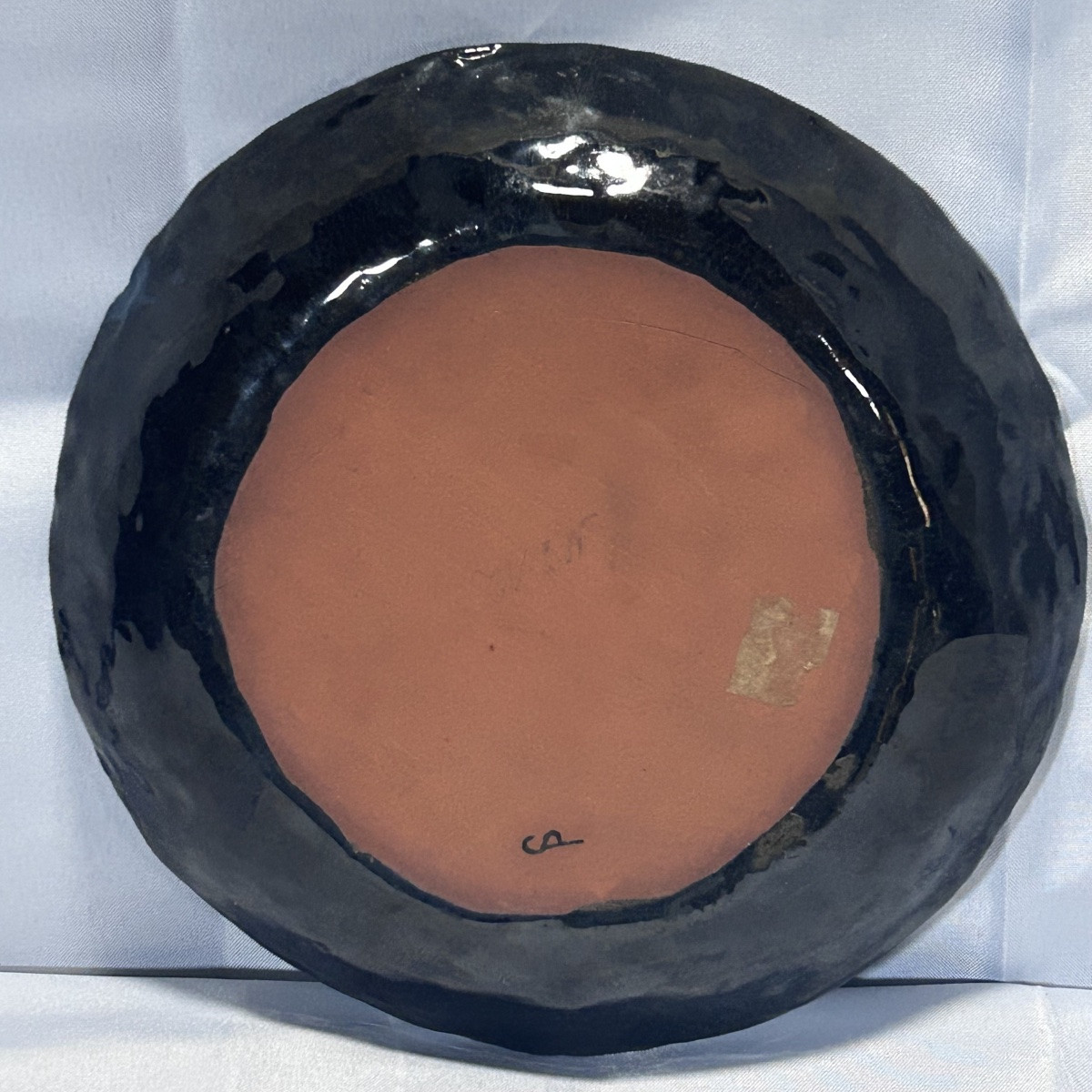 Colette Propst, Luxembourg Artist Glazed Stoneware Plate-photo-4