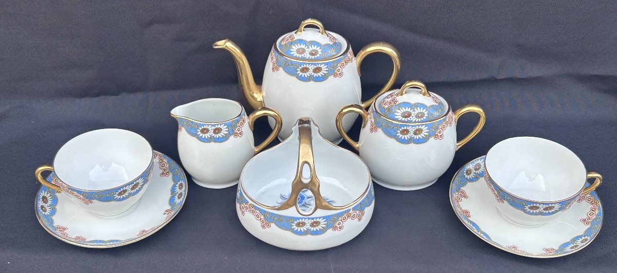 Head To Head In Art Deco Limoges Porcelain-photo-2