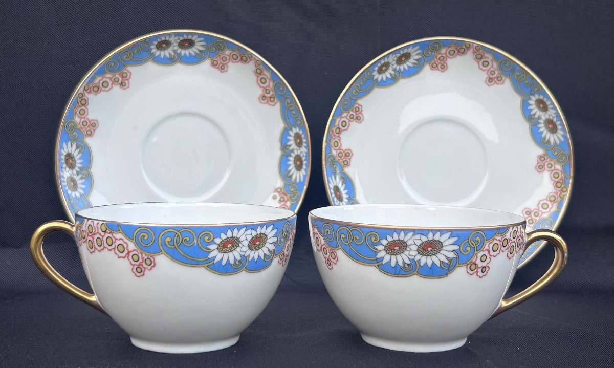 Head To Head In Art Deco Limoges Porcelain-photo-6
