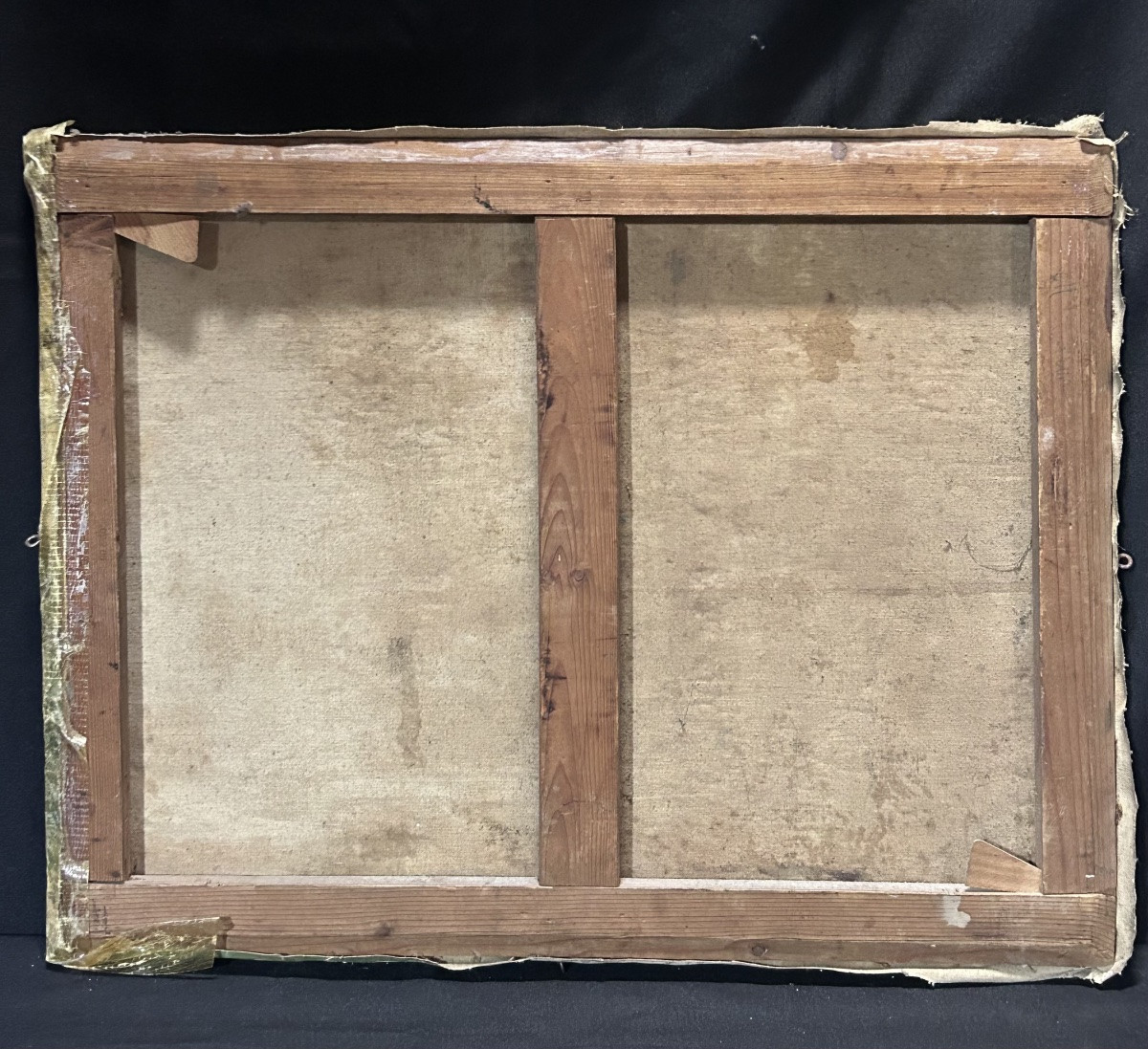 Oil On Canvas Forest Landscape, Maurice Jacque (?)-photo-8