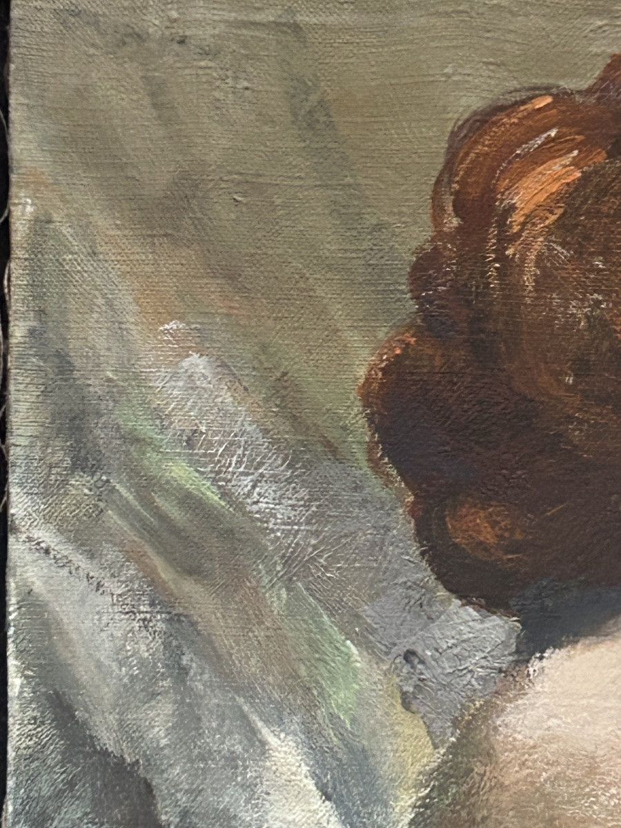 Huile sur toile, nu-photo-1