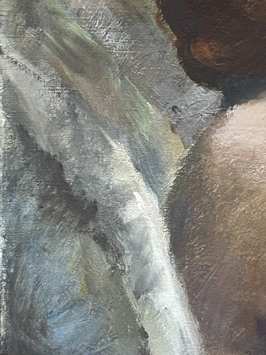 Huile sur toile, nu-photo-2