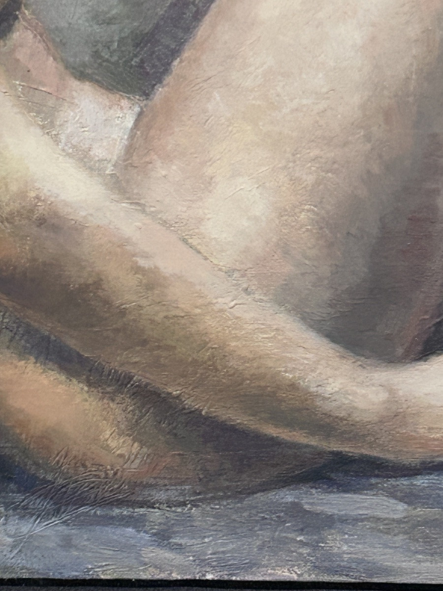 Huile sur toile, nu-photo-4